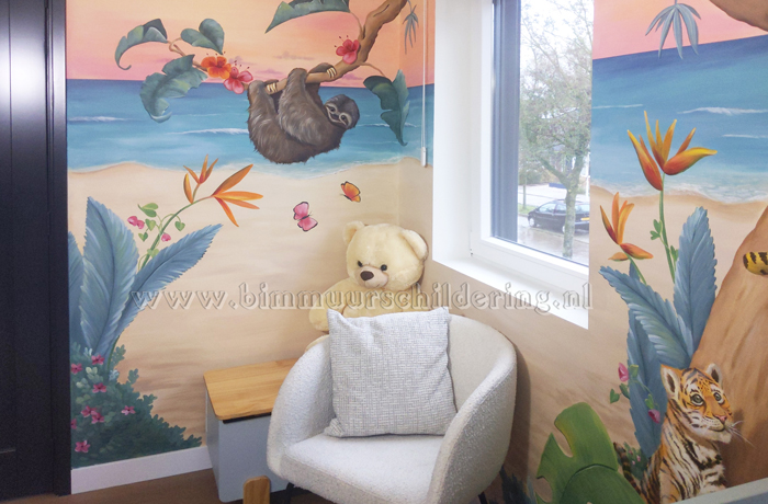 strand dieren kinderkamer