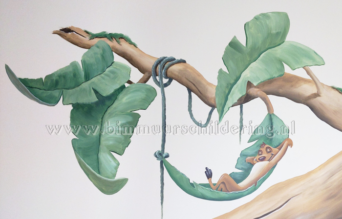 timon muurschildering